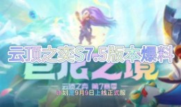 云顶s7.5最新爆料,神秘英雄登场，游戏平衡再升级